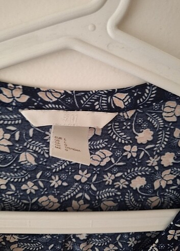 l Beden H&M CICEK DESENLI L BEDEN BLUZ