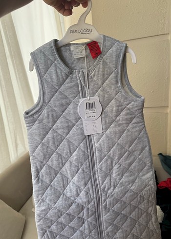 Çocuk Gri Fermuarlı Uyku Tulumu - Görsel 6