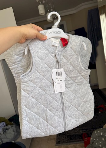 Çocuk Gri Fermuarlı Uyku Tulumu - Görsel 7