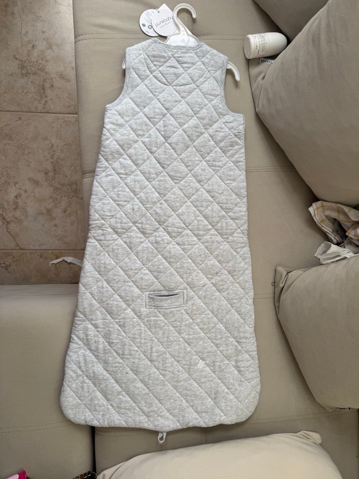 Çocuk Gri Fermuarlı Uyku Tulumu - Görsel 2