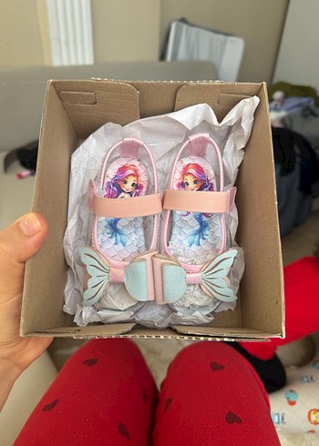 Kız Çocuk Pembe Kurdeleli Babet - Görsel 8