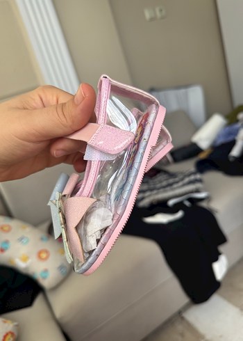 Kız Çocuk Pembe Kurdeleli Babet - Görsel 7