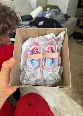 Kız Çocuk Pembe Kurdeleli Babet - Görsel 4