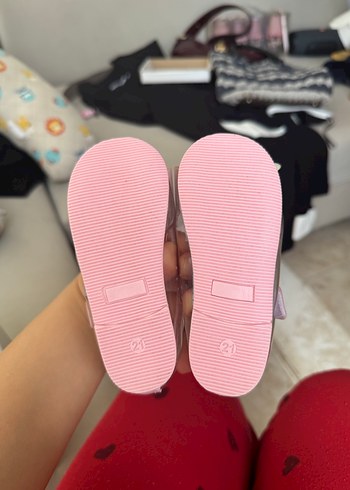 Kız Çocuk Pembe Kurdeleli Babet - Görsel 5