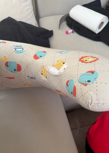 Renkli Desenli Emzirme ve Hamile Destek Yastığı - Görsel 4