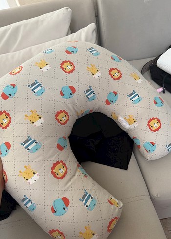 Renkli Desenli Emzirme ve Hamile Destek Yastığı - Görsel 2