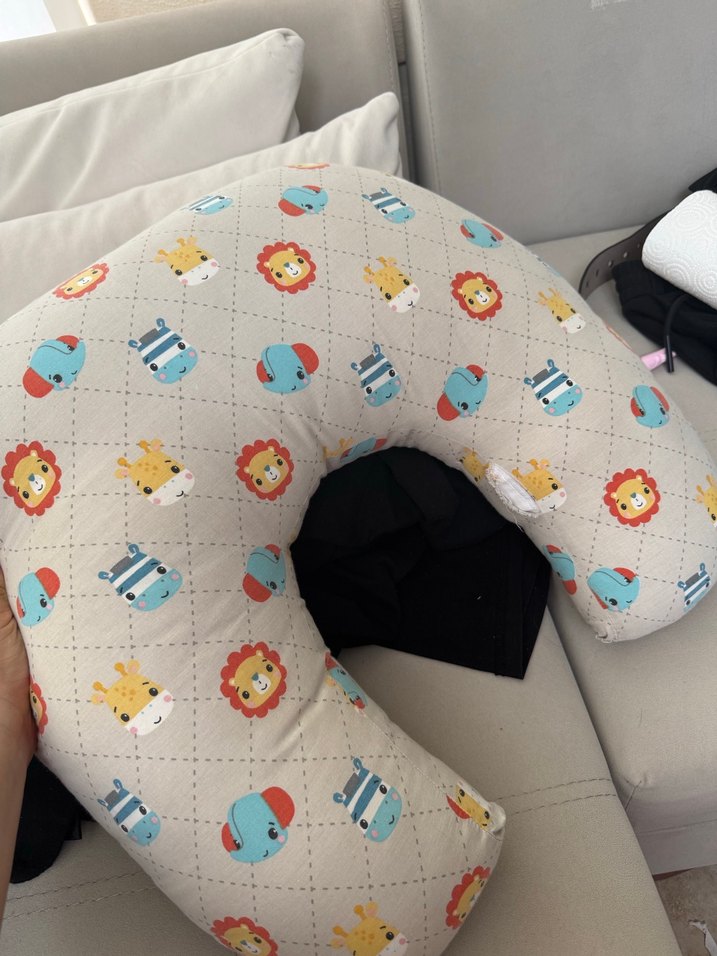 Renkli Desenli Emzirme ve Hamile Destek Yastığı - Görsel 2