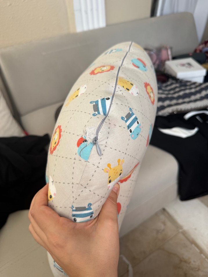 Renkli Desenli Emzirme ve Hamile Destek Yastığı - Görsel 5