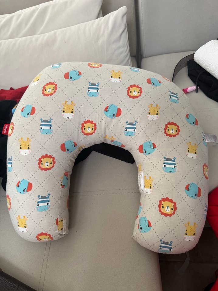 Renkli Desenli Emzirme ve Hamile Destek Yastığı - Görsel 3