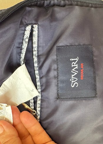 Süvari Gri Denim Fermuarlı Erkek Yelek - Görsel 6