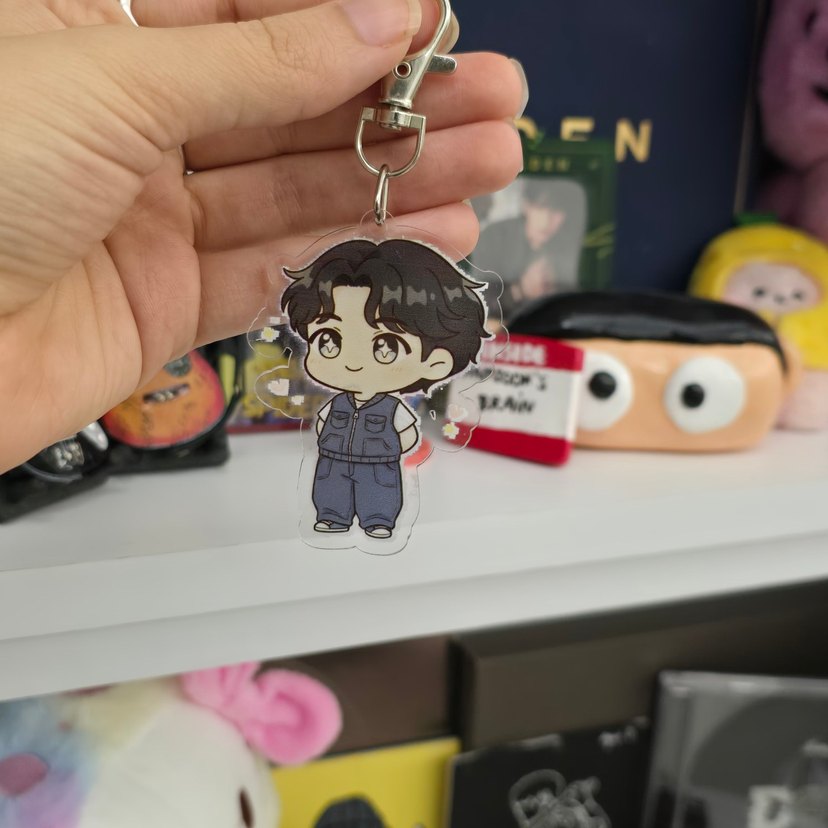 bts namjoon rm indigo keyring anahtarlık - Görsel 2