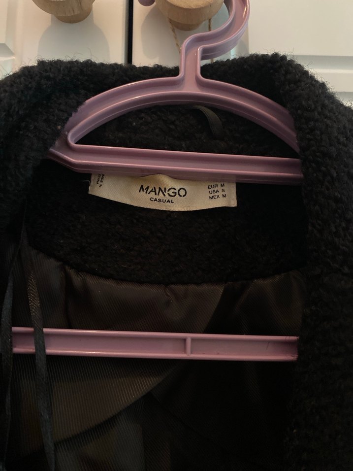 Mango-Siyah Uzun Klasik Kaban - Görsel 2