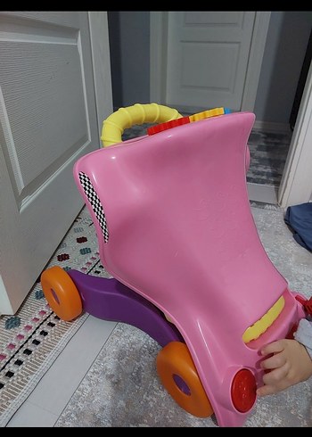 Renkli Pembe Bebek Yürüteci ilk adım arabadı - Görsel 3