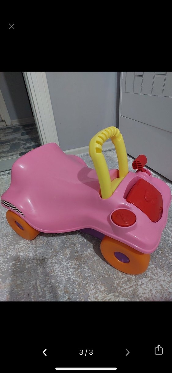 Renkli Pembe Bebek Yürüteci ilk adım arabadı - Görsel 2