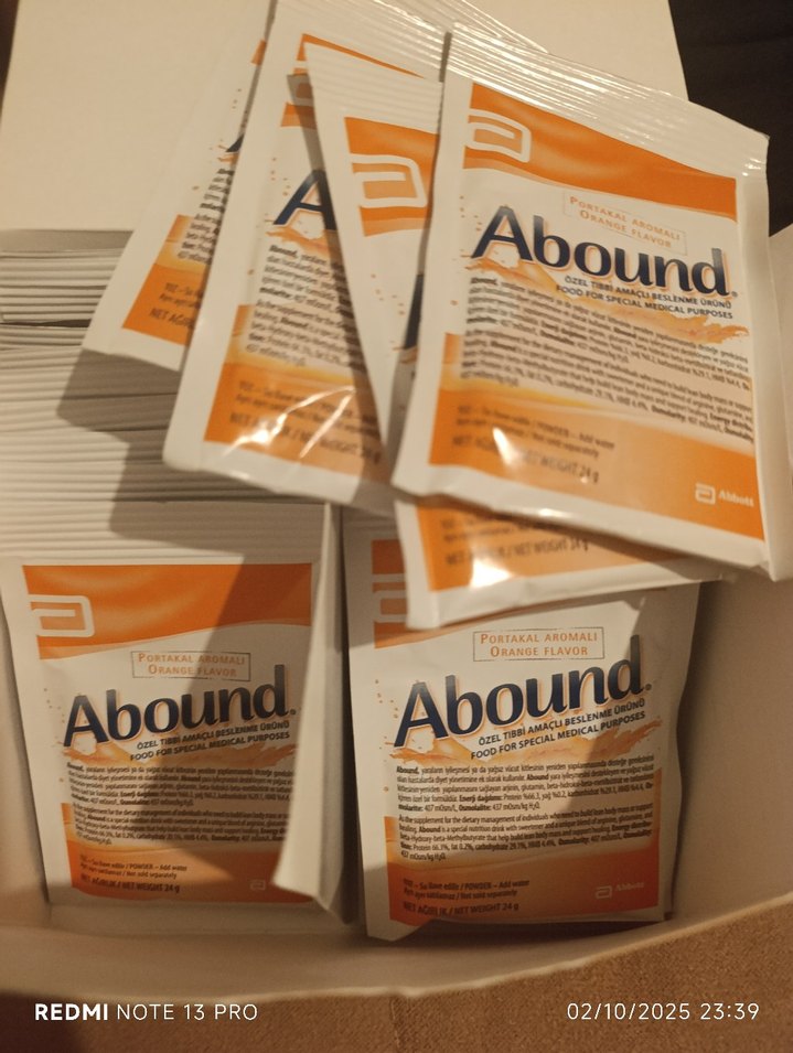Abound Turuncu Aromalı Özel Tıbbi Beslenme Ürünü - Görsel 2