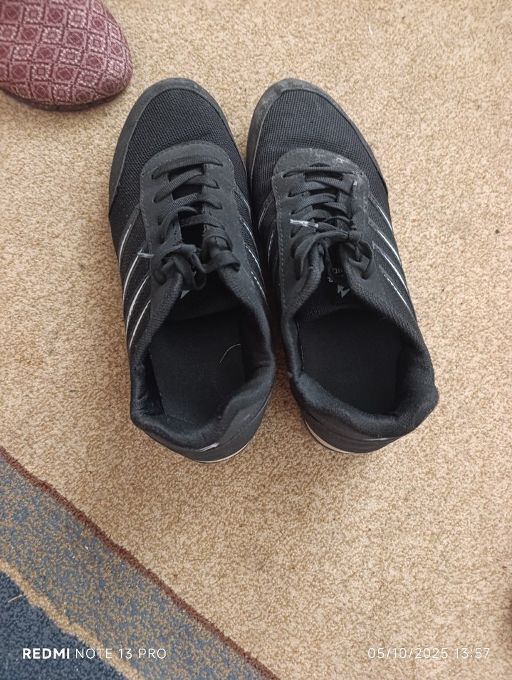 Siyah Bağcıklı Erkek Spor Ayakkabı - Görsel 3