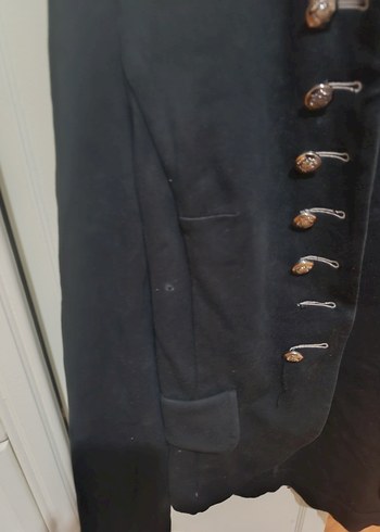 Siyah  Düğmeli Kadın Blazer Ceket - Görsel 2