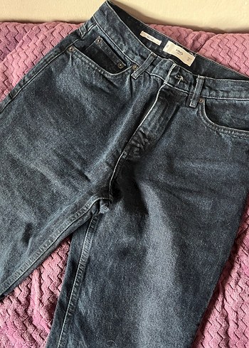 Mango lacivert mom jean - Görsel 2