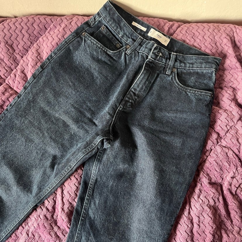 Mango lacivert mom jean - Görsel 2