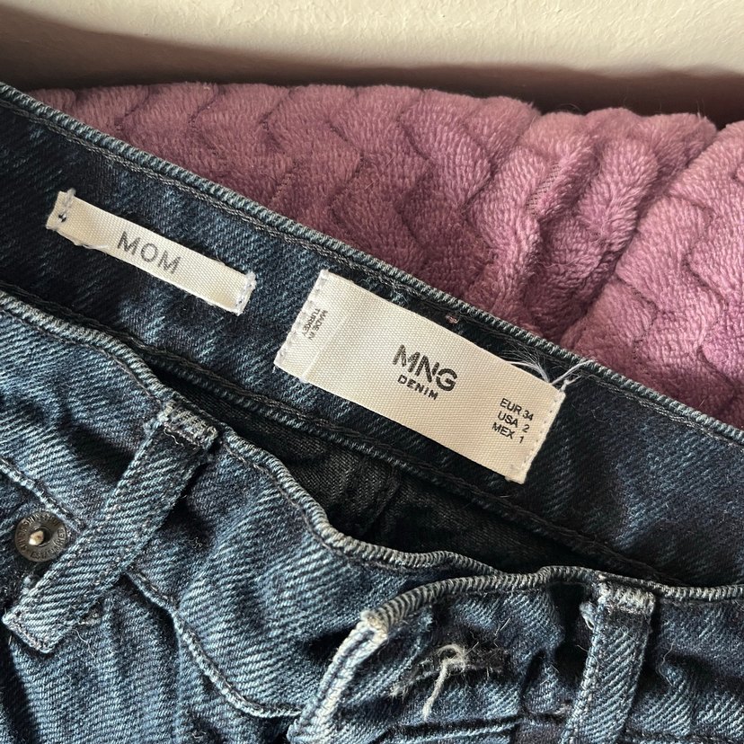 Mango lacivert mom jean - Görsel 3