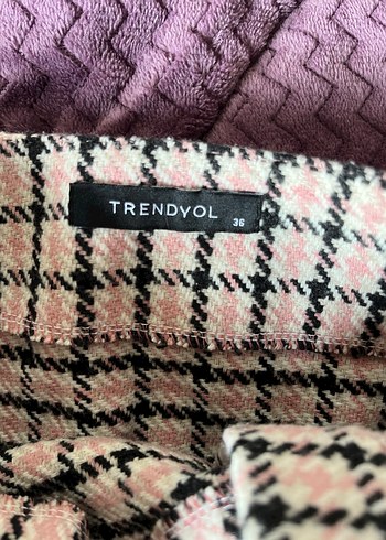 Trendyol tüvit pembe etek - Görsel 4