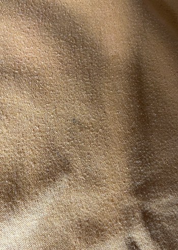 Bershka Hardal Kadın Sweatshirt, Yuvarlak Yaka, Salaş - Görsel 3