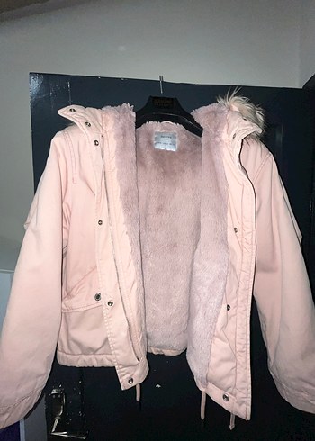 Bershka Pembe Mont - Görsel 2