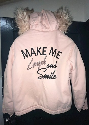Bershka Pembe Mont - Görsel 5