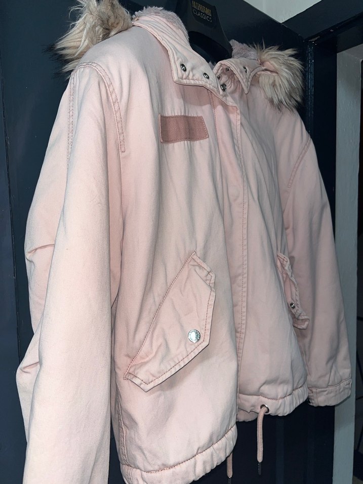 Bershka Pembe Mont - Görsel 3