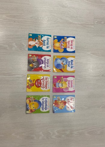8 adet 16 Hikaye Çocuk Okuma Kitapları