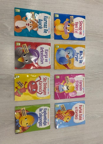 Beden 8 adet 16 Hikaye Çocuk Okuma Kitapları