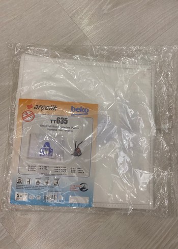 Arçelik Beko marka uyumlu Süpürge Toz Torbası 4'lü Set - Görsel 8