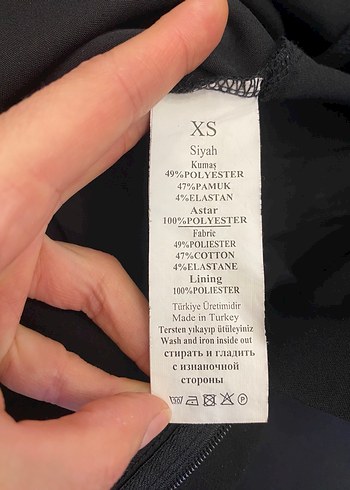 Adil Işık XS Düz Siyah Kadın Kumaş Pantolon - Görsel 10