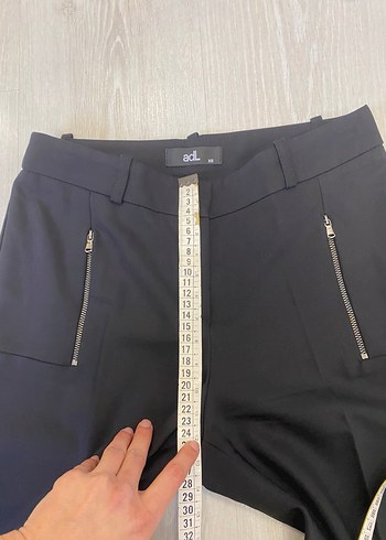 Adil Işık XS Düz Siyah Kadın Kumaş Pantolon - Görsel 15