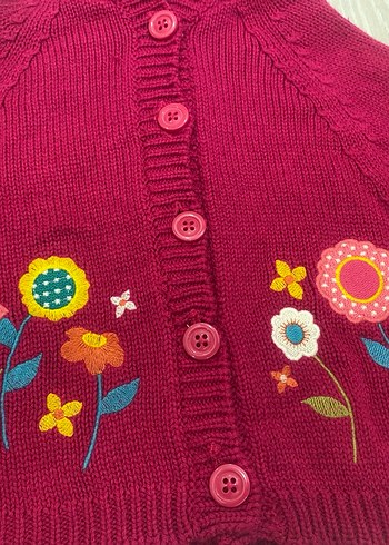 Lcw 12-18 Ay Kapüşonlu Fuşya Nakışlı Kız Panço - Görsel 6