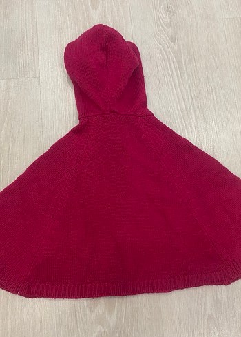 Lcw 12-18 Ay Kapüşonlu Fuşya Nakışlı Kız Panço - Görsel 11
