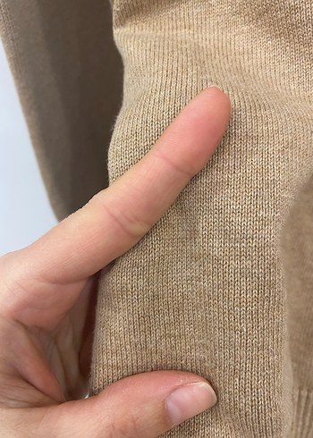 US Polo XXL Kum Beji V Yaka Erkek Pamuklu Triko Kazak - Görsel 8