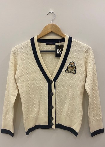 USPA Erkek Çocuk Yün&Akrilik içerikli Ekru Hırka - Görsel 5