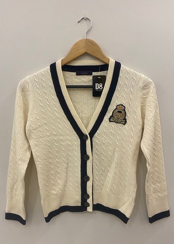 USPA Erkek Çocuk Yün&Akrilik içerikli Ekru Hırka - Görsel 4