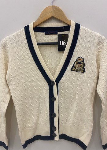 USPA Erkek Çocuk Yün&Akrilik içerikli Ekru Hırka - Görsel 6