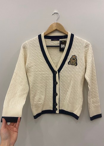 USPA Erkek Çocuk Yün&Akrilik içerikli Ekru Hırka - Görsel 11