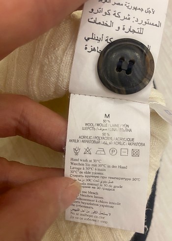 USPA Erkek Çocuk Yün&Akrilik içerikli Ekru Hırka - Görsel 17