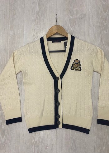 USPA Erkek Çocuk Yün&Akrilik içerikli Ekru Hırka - Görsel 14