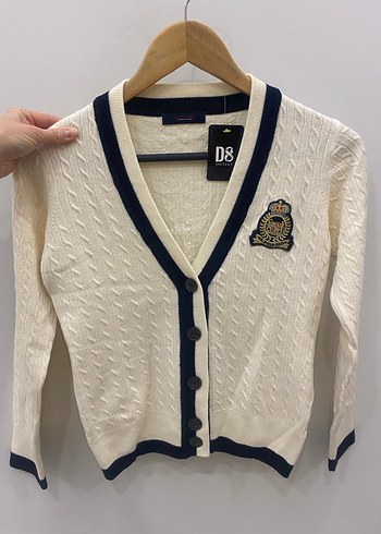 USPA Erkek Çocuk Yün&Akrilik içerikli Ekru Hırka - Görsel 2