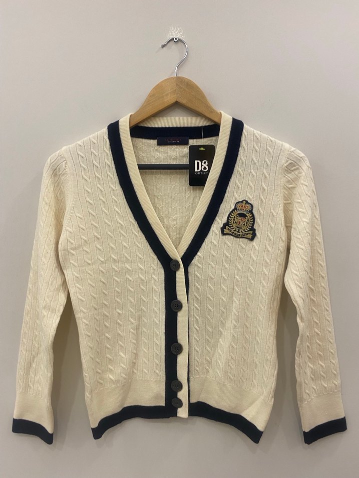 USPA Erkek Çocuk Yün&Akrilik içerikli Ekru Hırka - Görsel 5