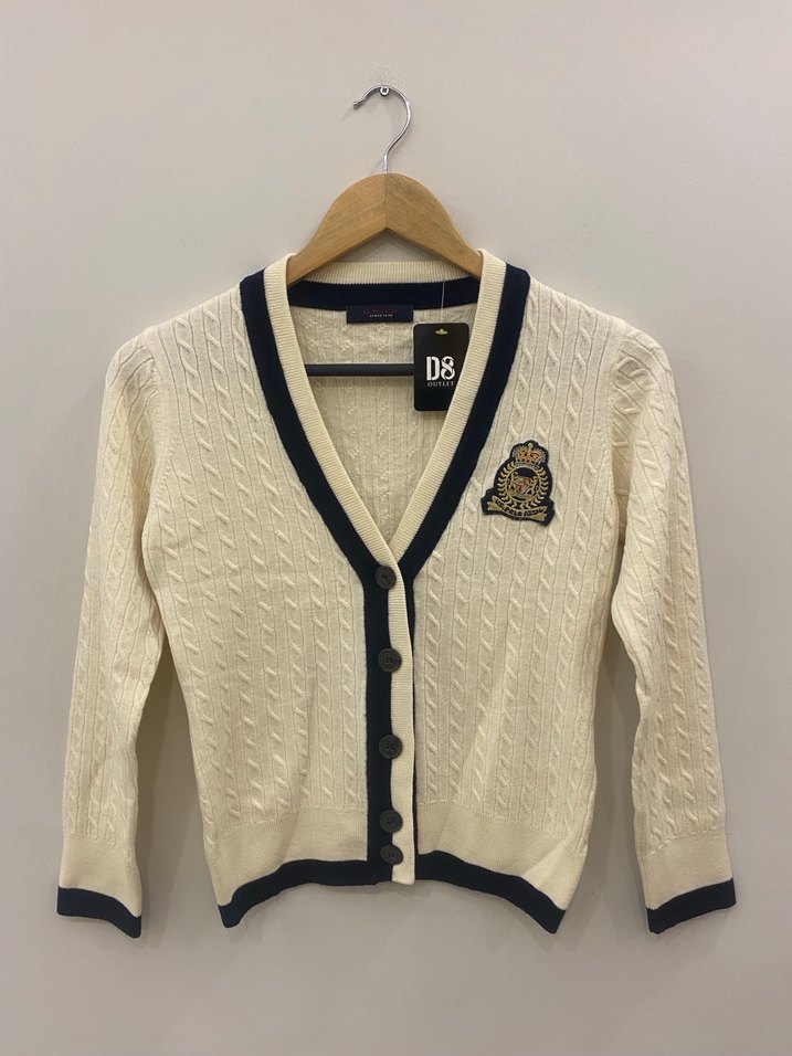 USPA Erkek Çocuk Yün&Akrilik içerikli Ekru Hırka - Görsel 3