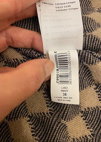 Park Bravo Kaşmir içerikli S/M uyumlu Uzun Kollu Hırka - Görsel 13