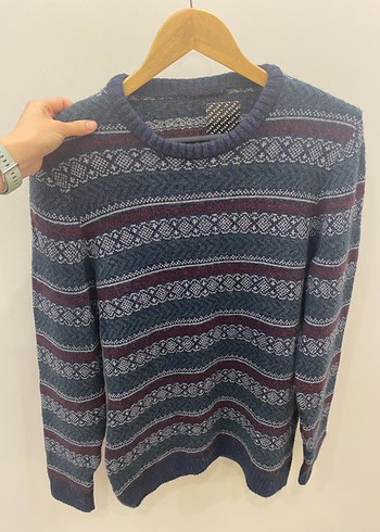 Lcw L Erkek Bohem Desenli Kazak - Görsel 5