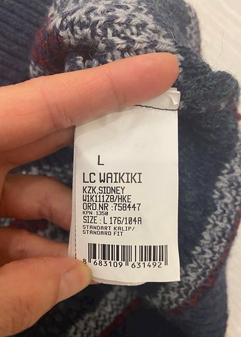 Lcw L Erkek Bohem Desenli Kazak - Görsel 8