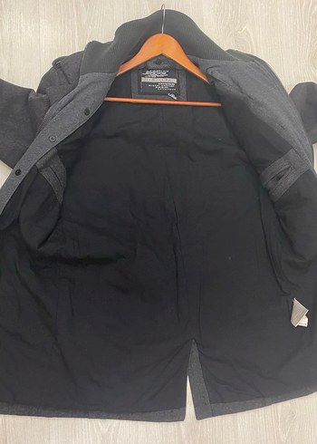 Poolman by PoloGarage L Beden Antrasit Gri Yünlü Erkek Kaban - Görsel 14